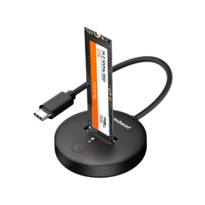 mbeat® H1 USB 3.2 Gen2 10Gbps M.2 NVMe & SATA SSD Mini Dock (Black) Data Speed: